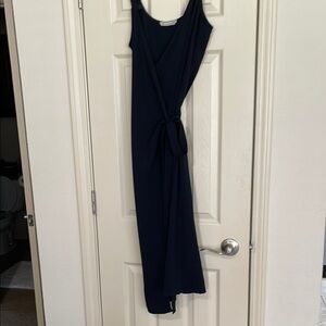 Everlane Black Sheath Dress  sleeveless Midi